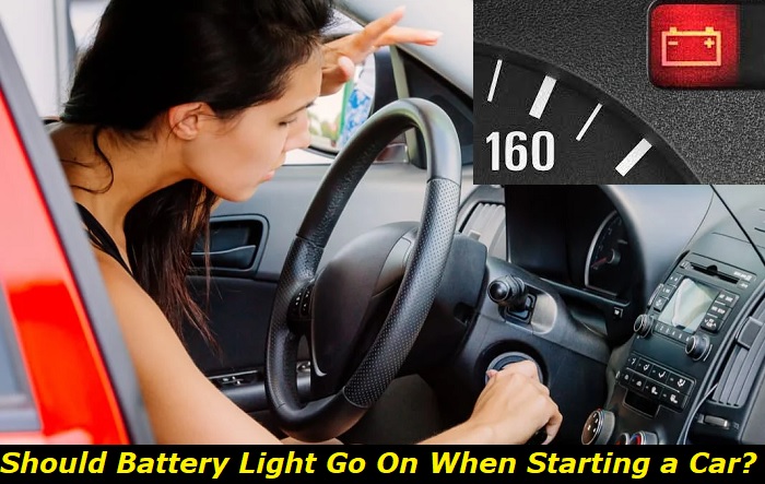battery light goes on when starting car